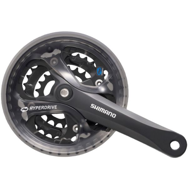 Shimano Benelux B.V. Shimano efcm361e222cl crankstel acera m361 7 8-sp zwart 42x32x22t+cg kk vierk 175 mm