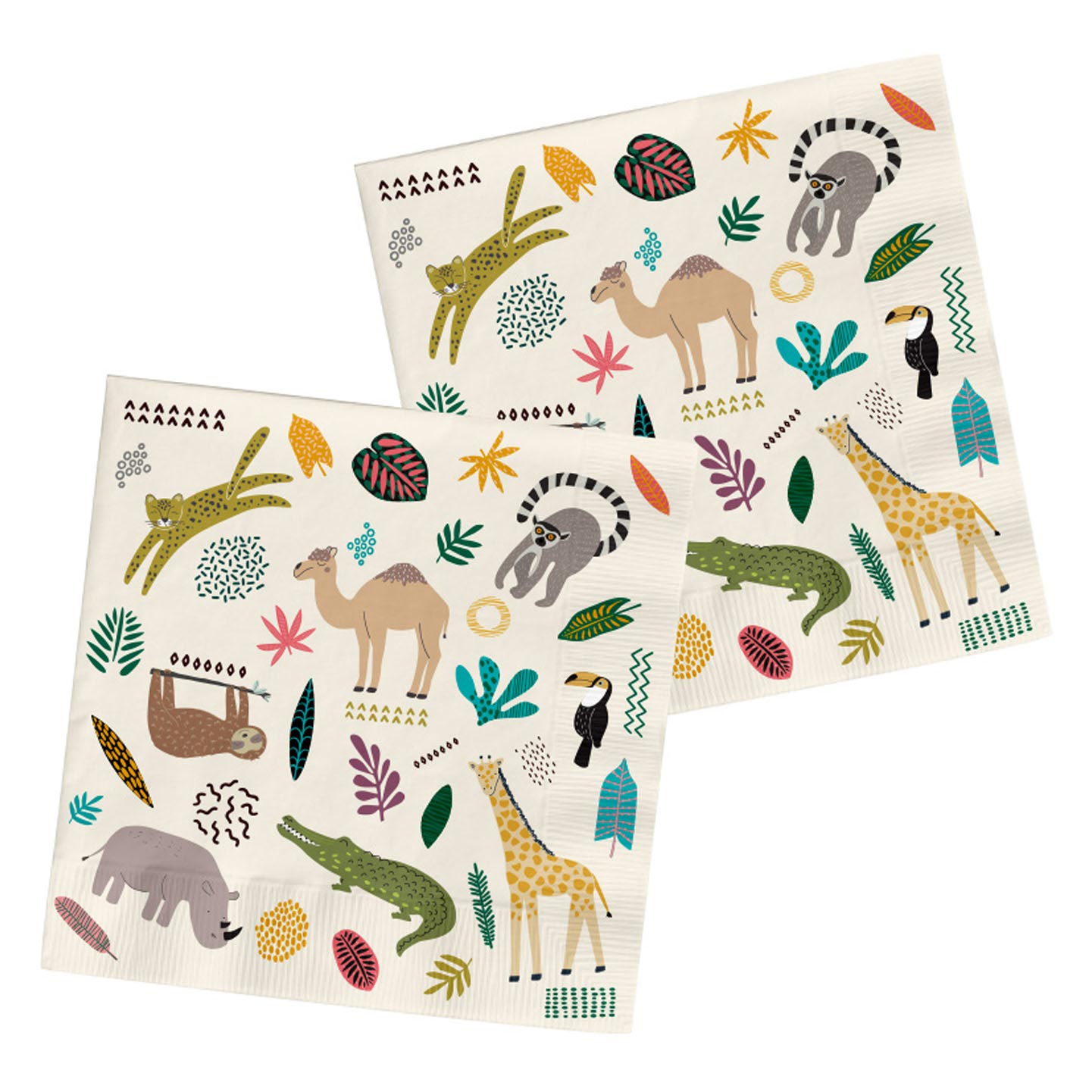 Folat BV Servetten wilde dieren 20st.