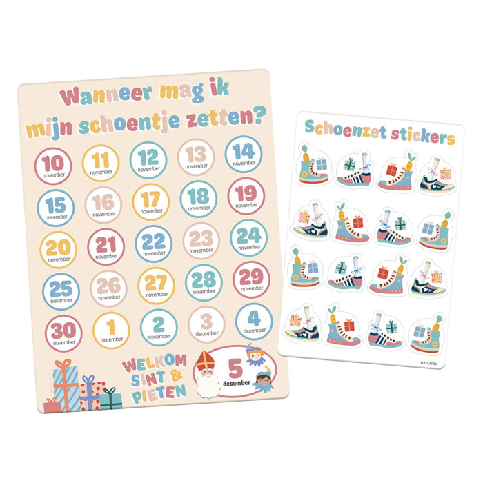 Folat BV Sintkalender wanneer mag ik mijn schoentje zetten?