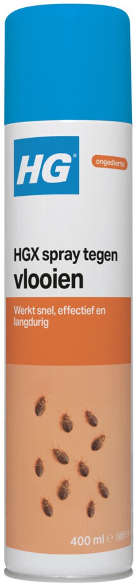 Hg X spray - anti vlooien spray - 400ml
