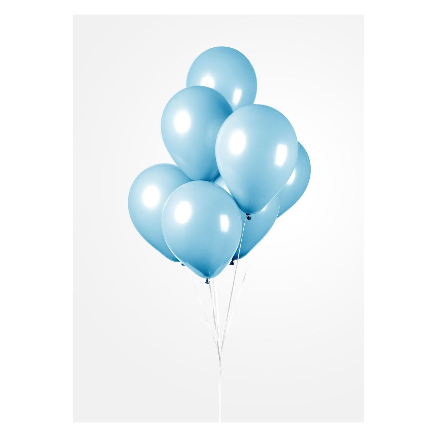 Globos Ballonnen lichtblauw 30cm, 10st.