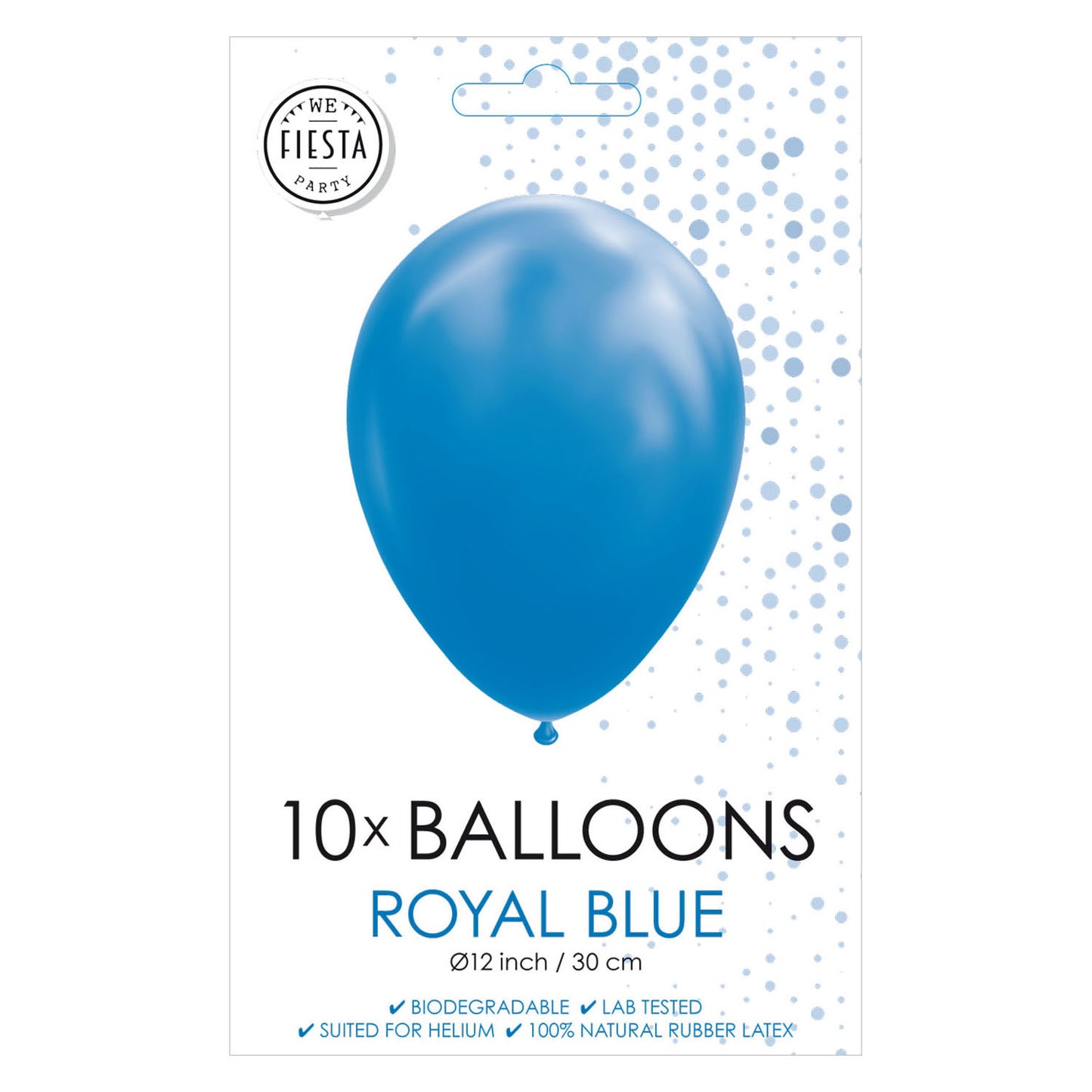 Globos Ballonnen koninklijk blauw, 30cm, 10st.