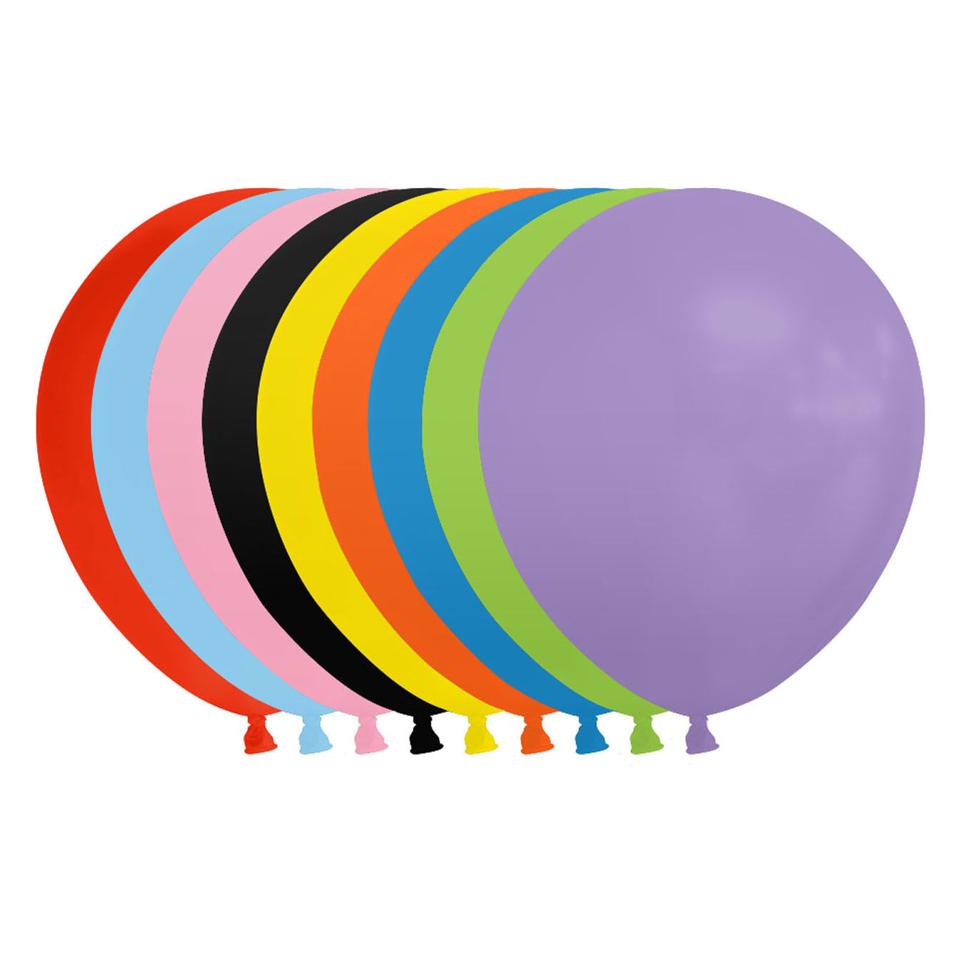 Globos Ballonnen gemengde kleuren 13cm, 100st.