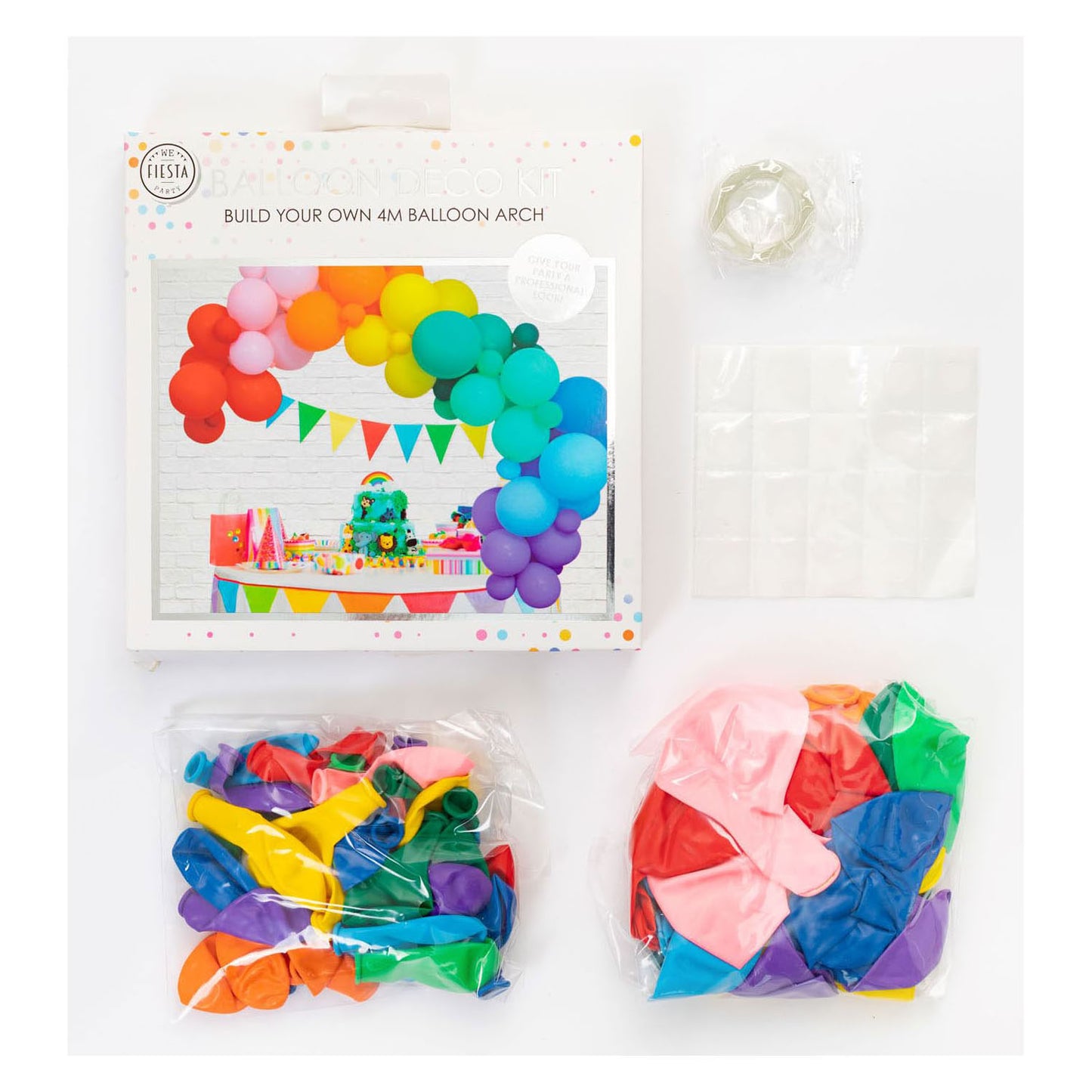 Globos Ballonnen boog set regenboog