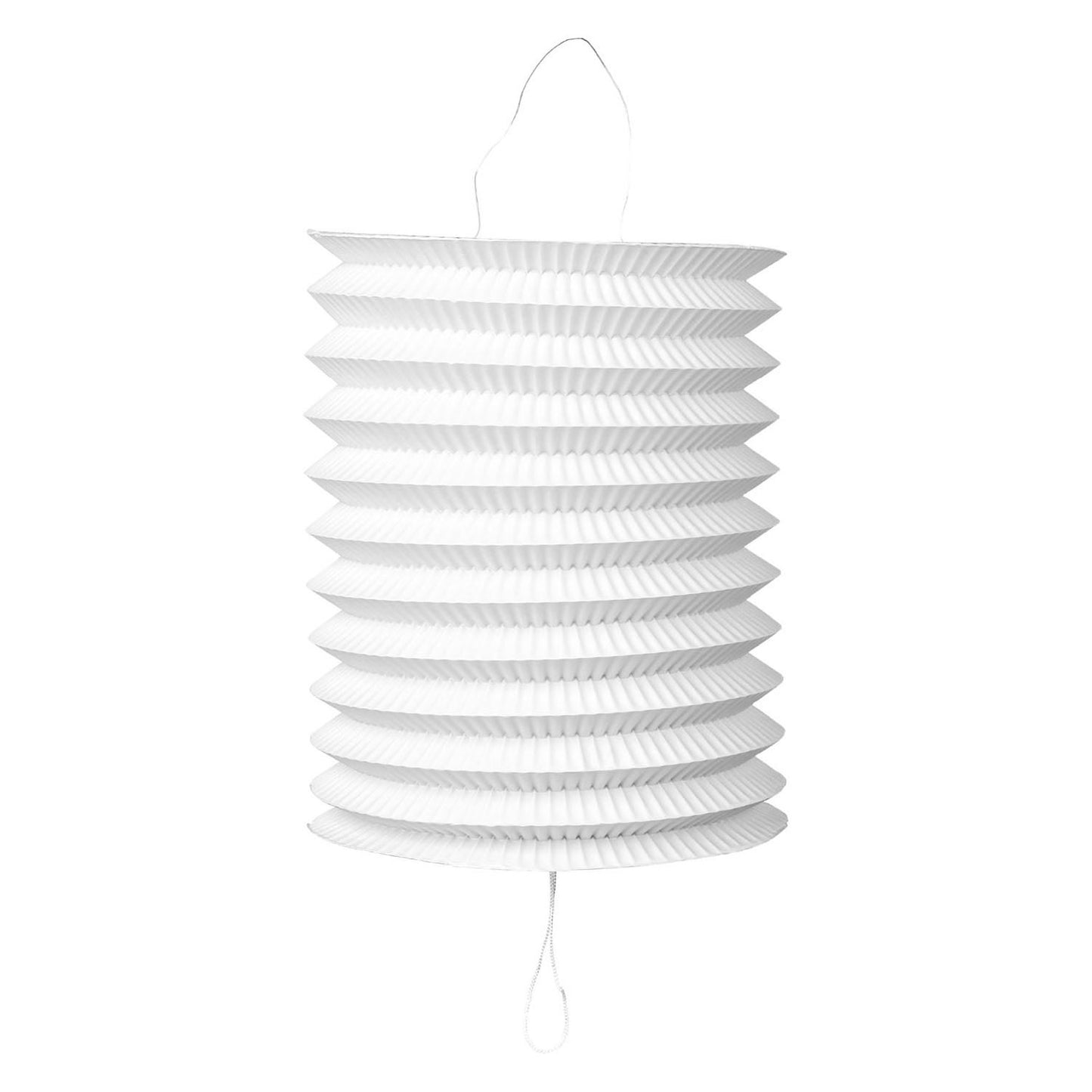 Globos Papieren lantaarn wit, 16cm