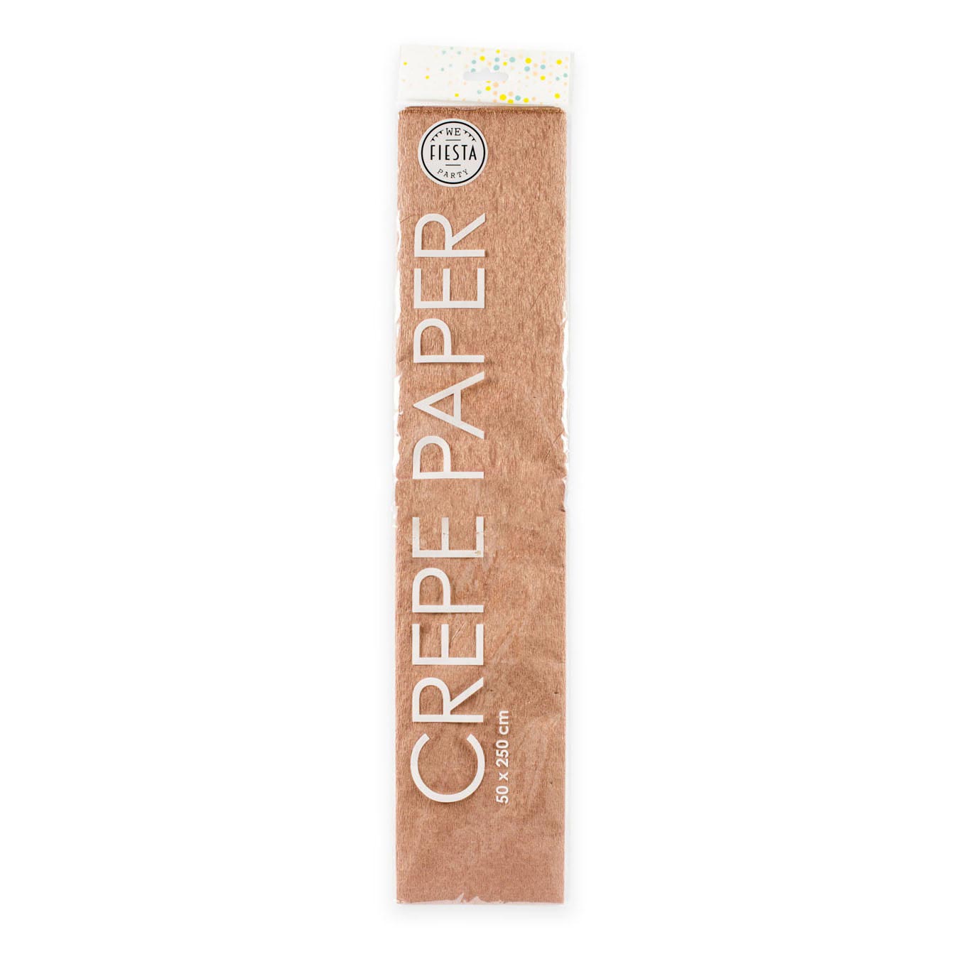 Globos Crepepapier rose goud, 50x250cm