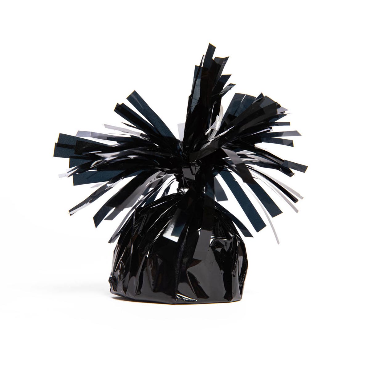 Globos Folie ballongewicht zwart, 170gram