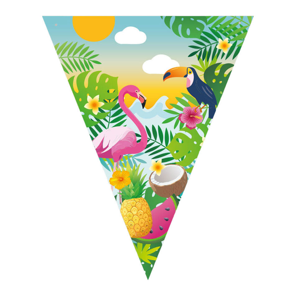 Globos Vlaggenlijn van papier aloha - 6m