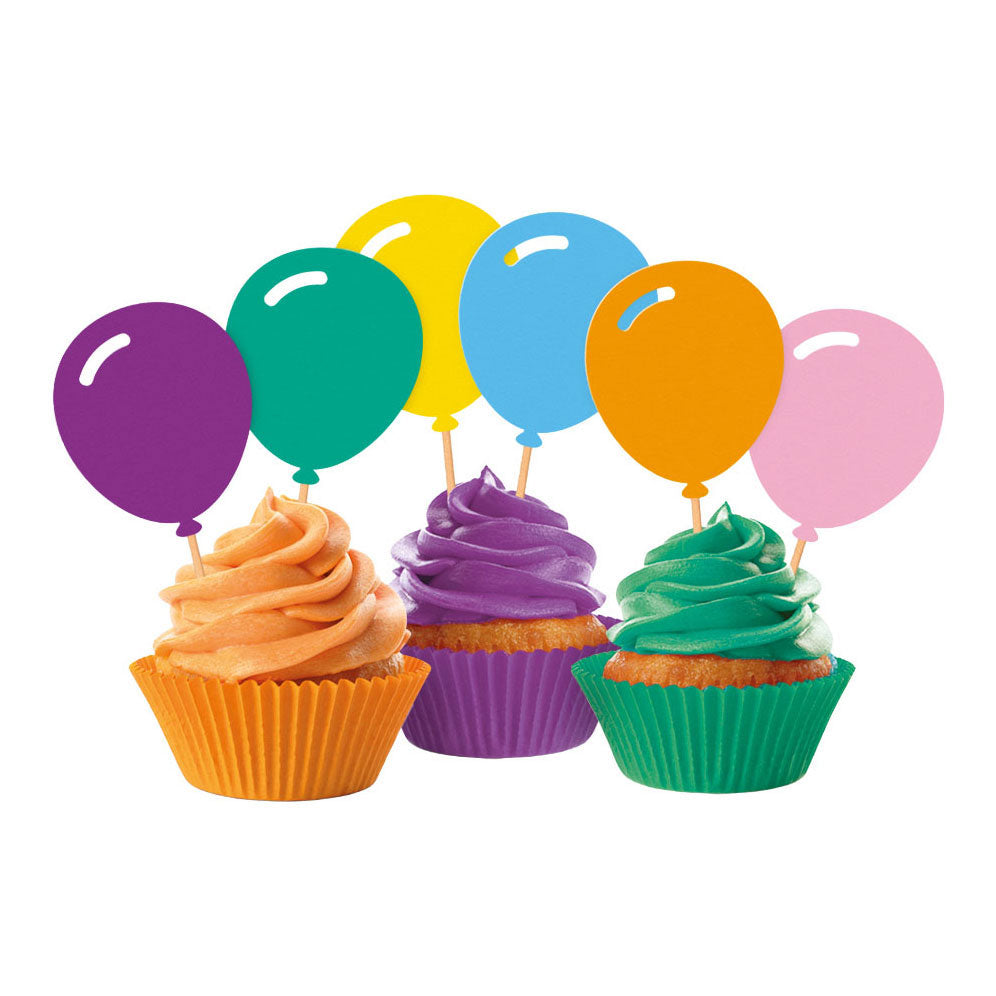 Globos Taartprikkers pop party - 12st.