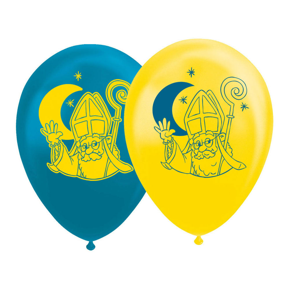 Globos Ballonnen 12 inch sinterklaas - 8st.