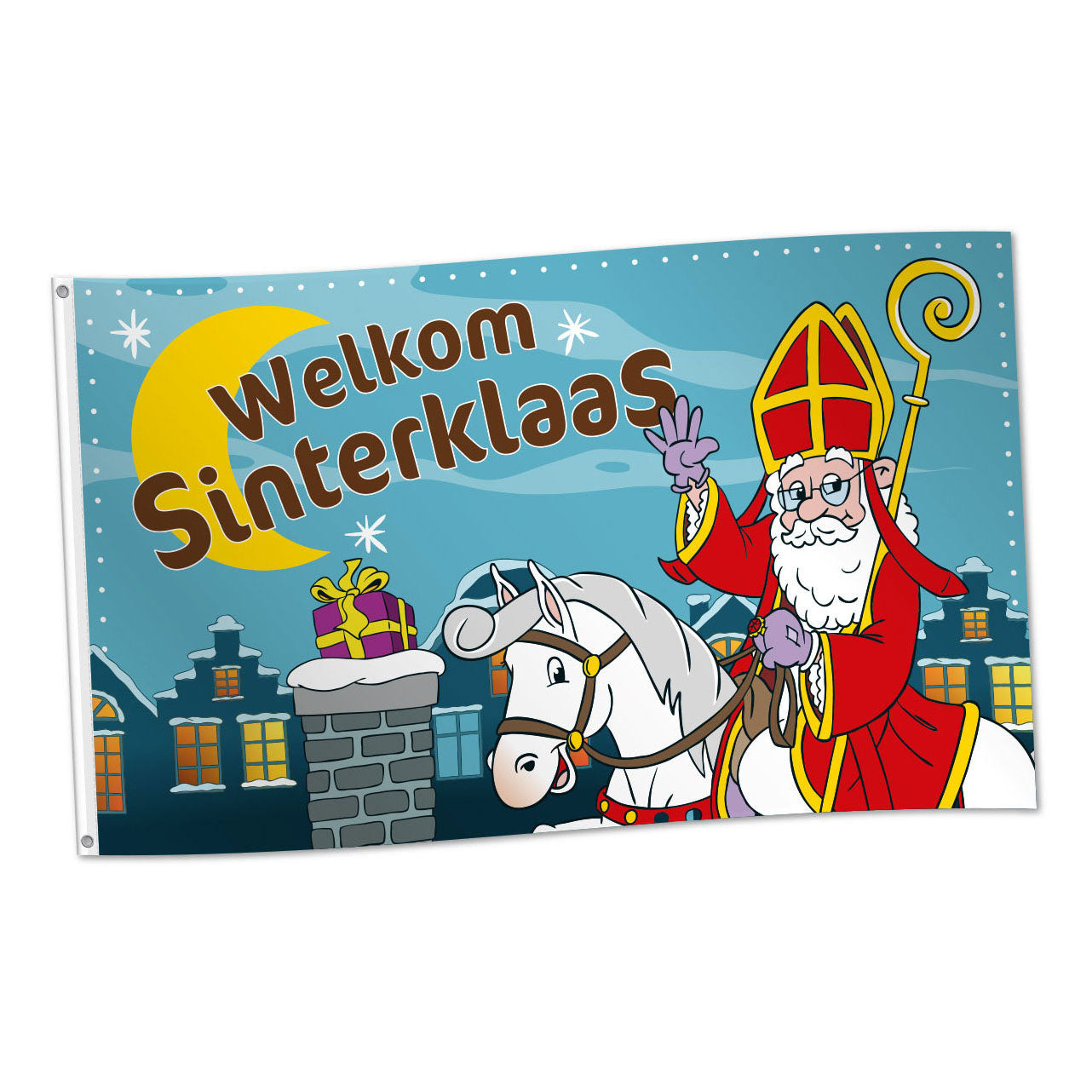 Globos Polyester vlag 150x90cm sinterklaas