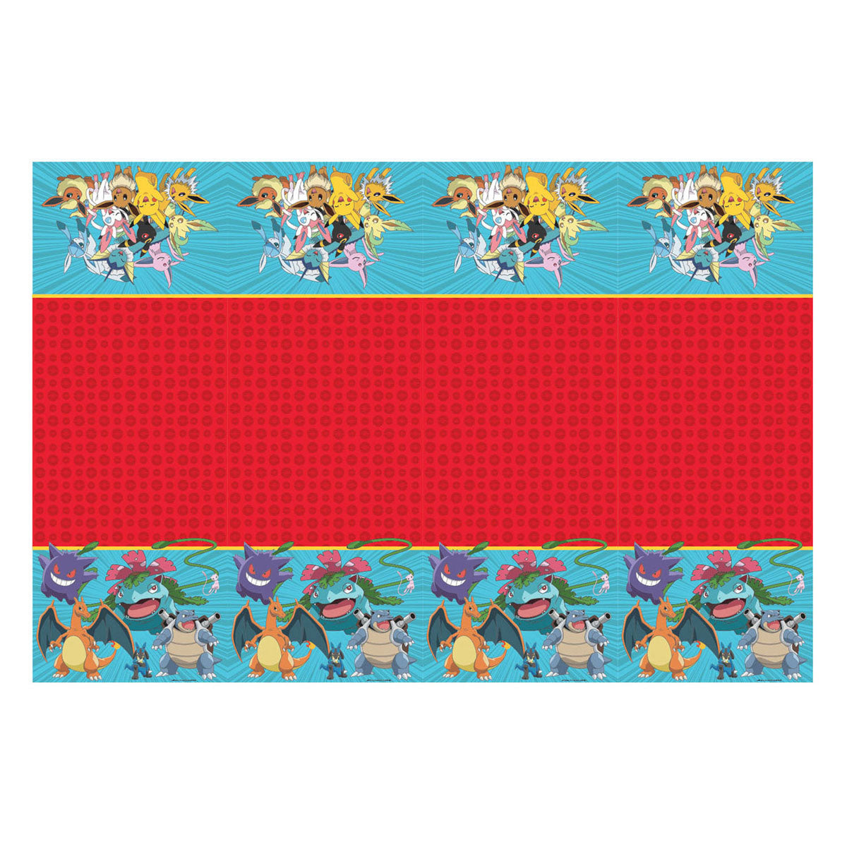 Globos Papieren tafelkleed 120x180cm pokemon