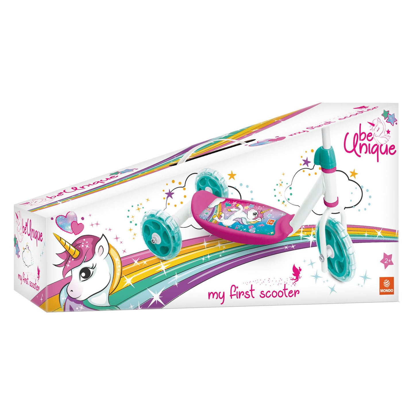Mondo Unicorn kinderstep met 3 wielen