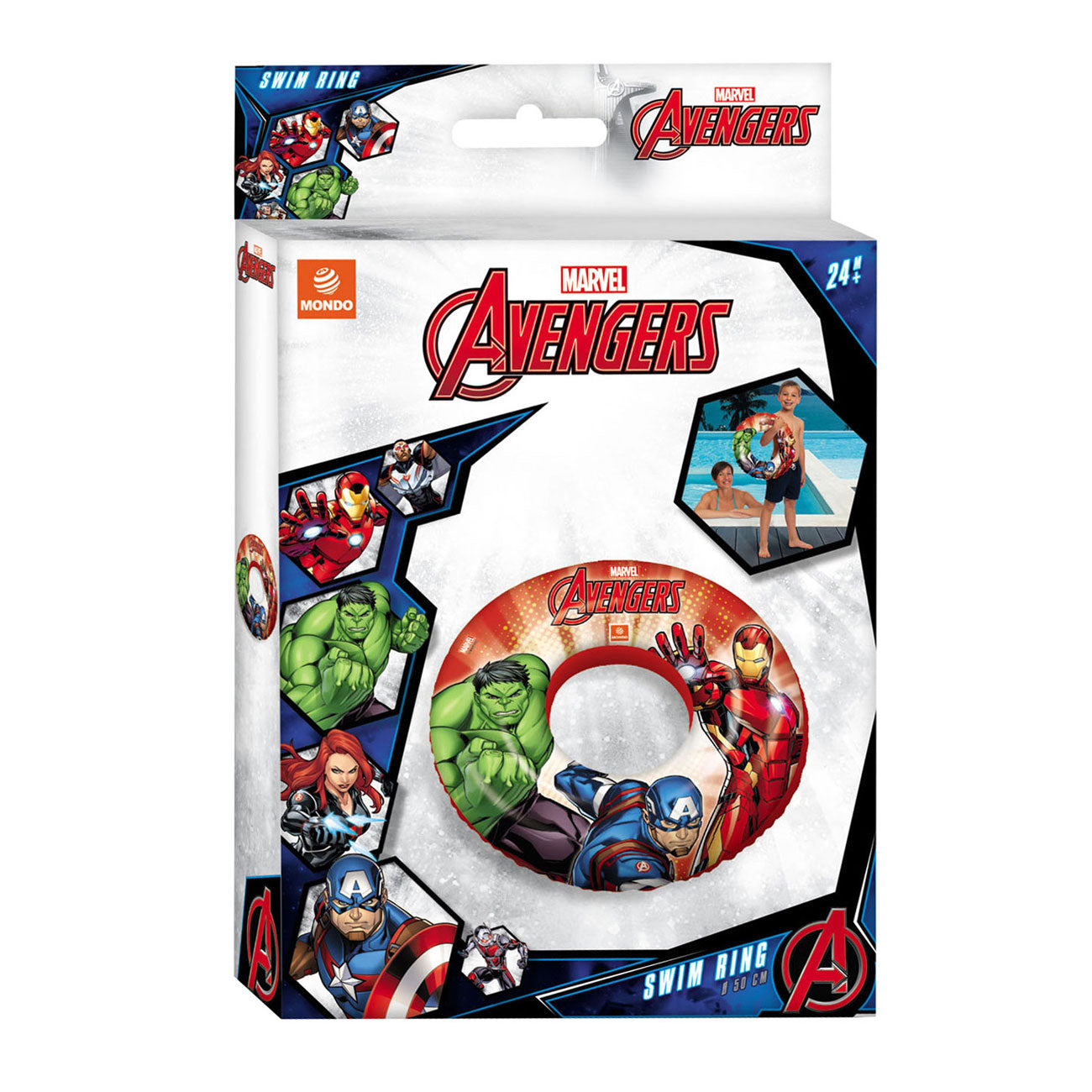 Marvel Mondo zwemring avengers, 50cm