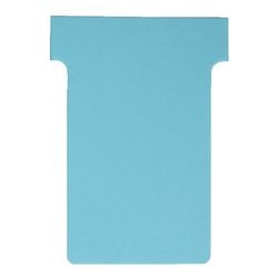 T-insteekkaarten Nobo maat 3 blauw pak 100 stuks