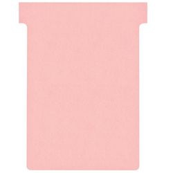 Nobo T-insteekkaarten planning karton 170g m2 92x15x120x80mm roze