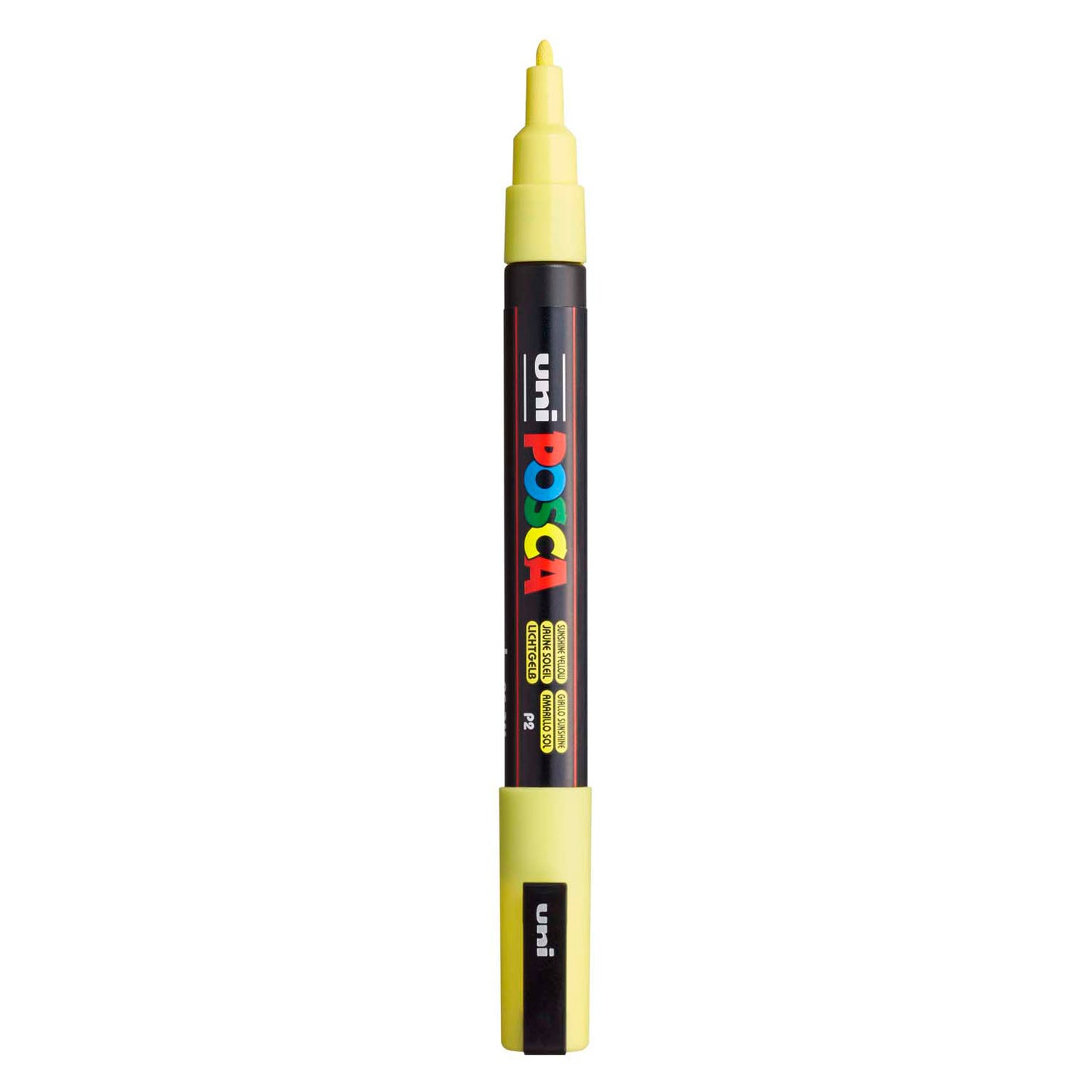 Uni Posca pc3m acrylmarker zongeel - ronde punt tot 1,3 mm
