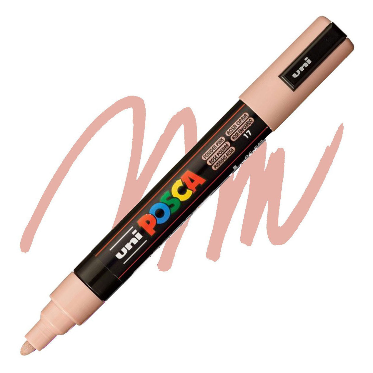 Uni Posca verfmarker 5m poeder roze