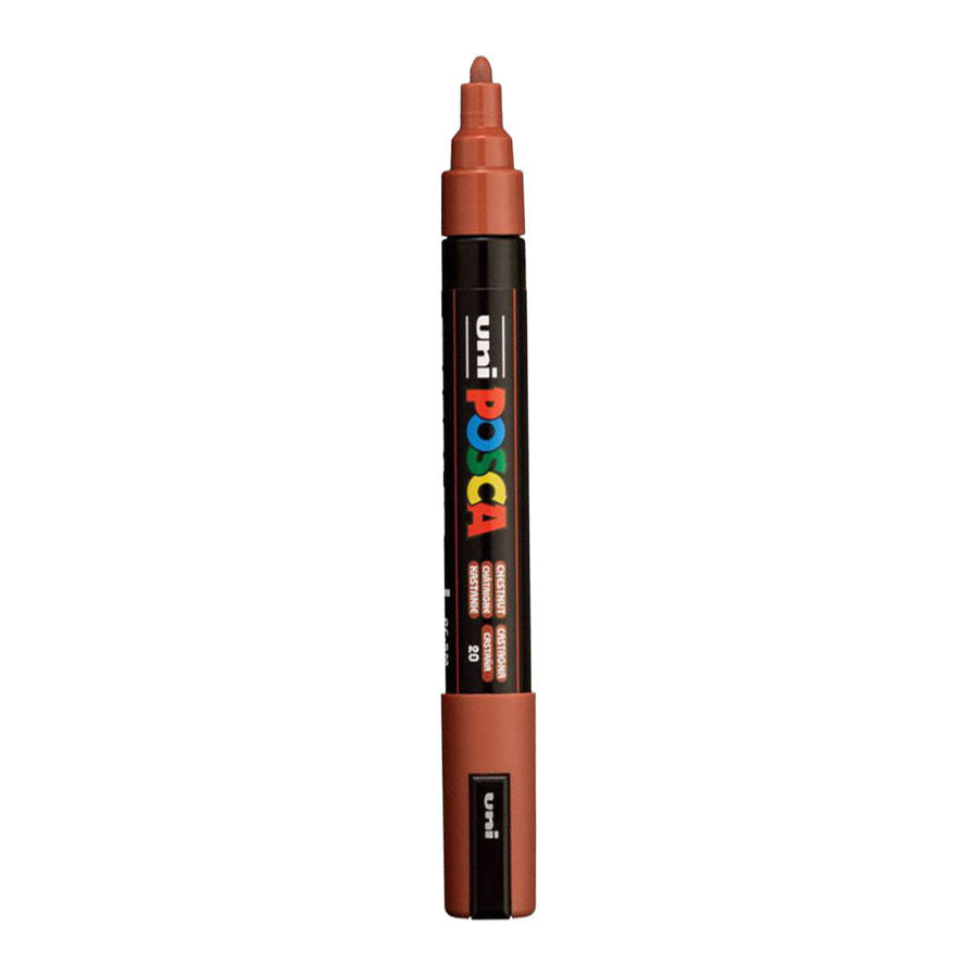 Uni Posca verfmarker 5m ronde kastanje