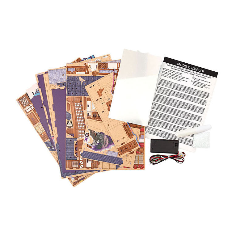 Graine Creative Graine 3d scene sakura lane book nook modelbouwpakket