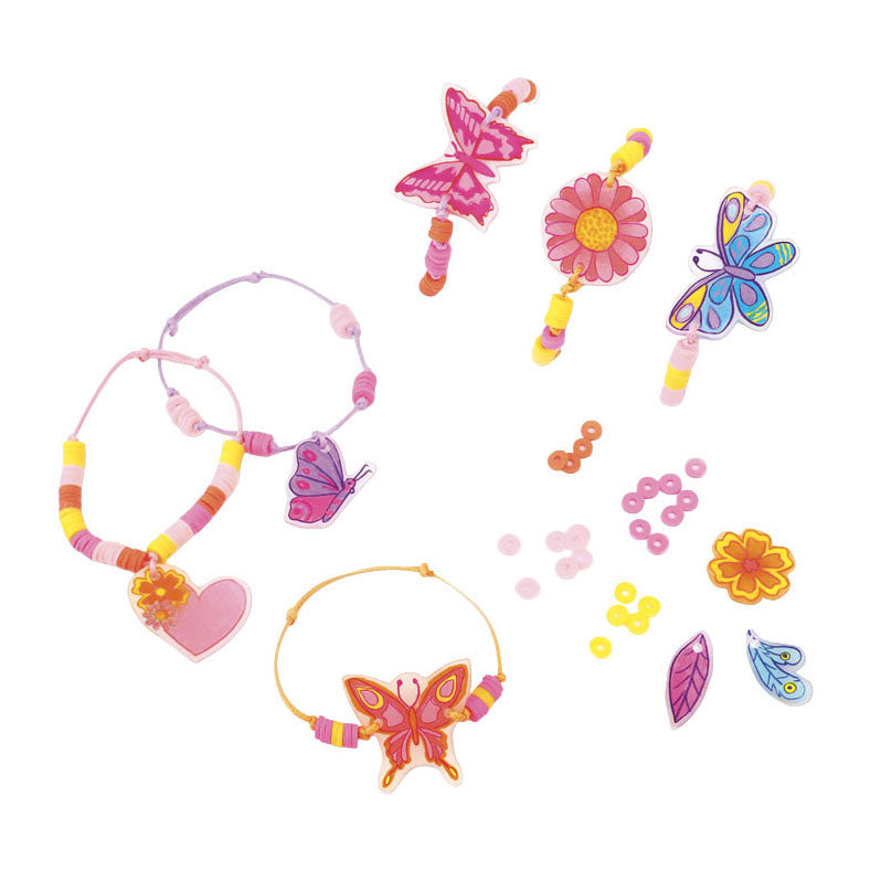 Graine Creative Graine krimpfolie set armbanden vlinders en bloemen