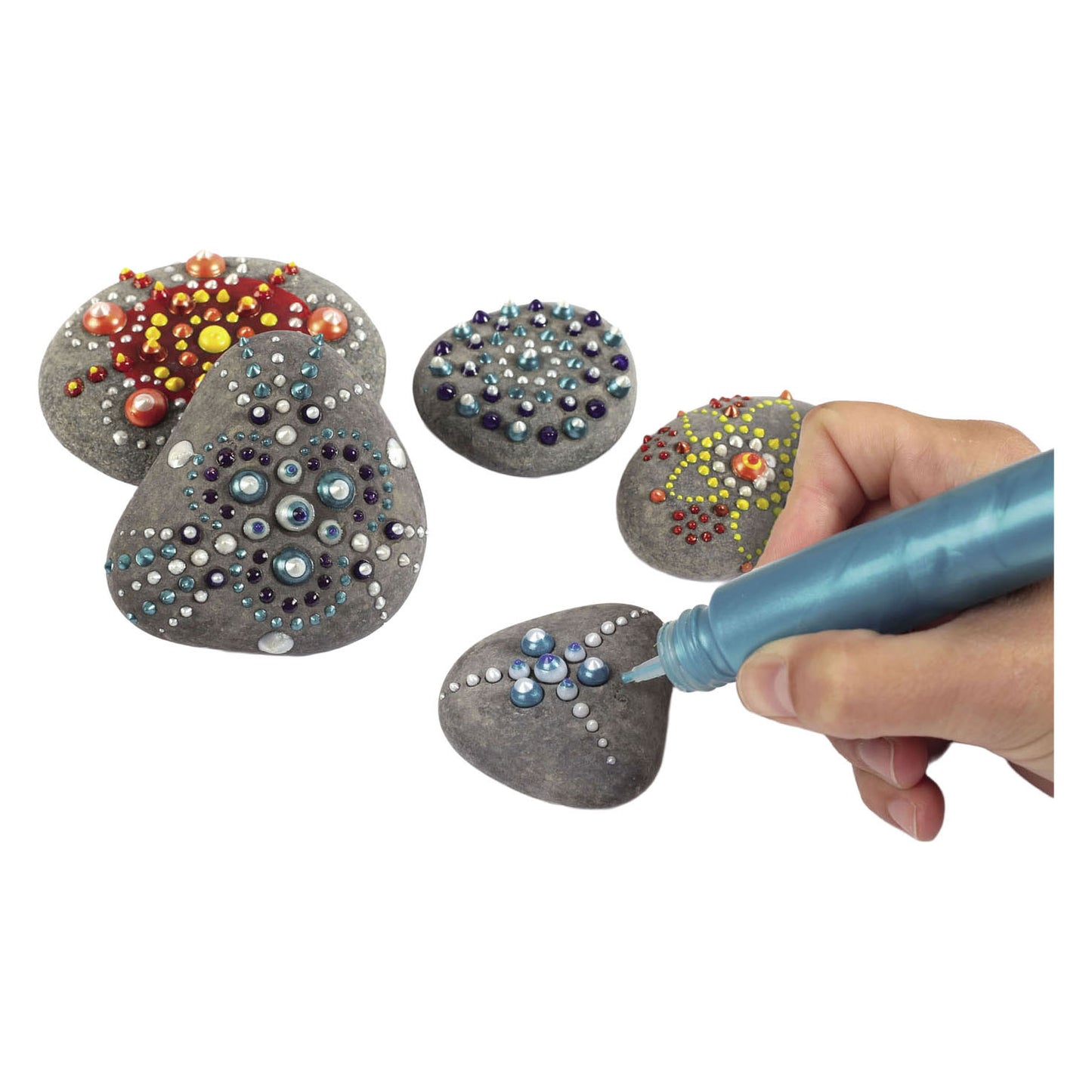 Graine Creative Graine stenen grijs - 5st.