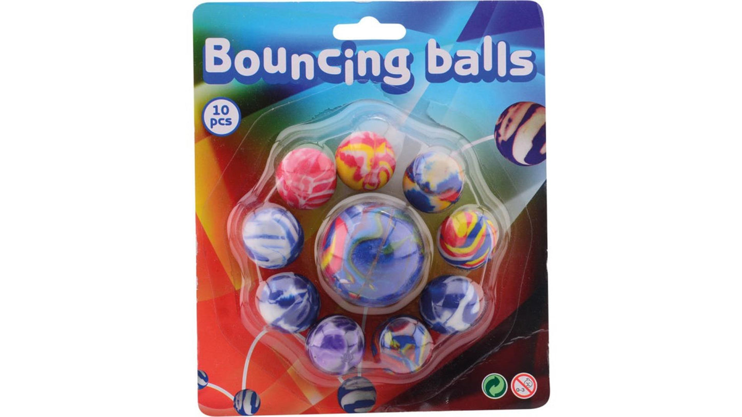Johntoy Summer fun stuiterballen, 10st.