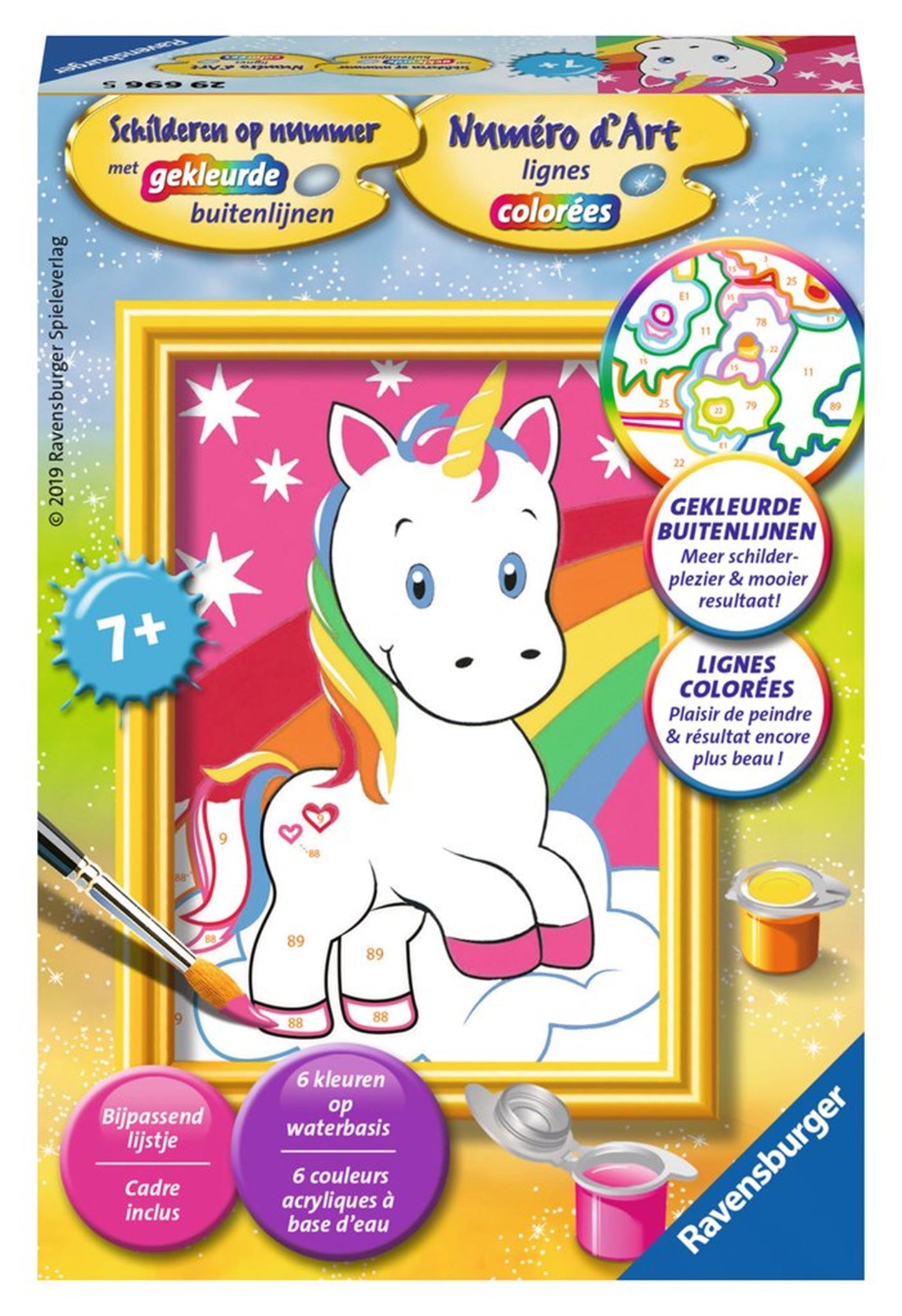 Ravensburger schilder schattige unicorn