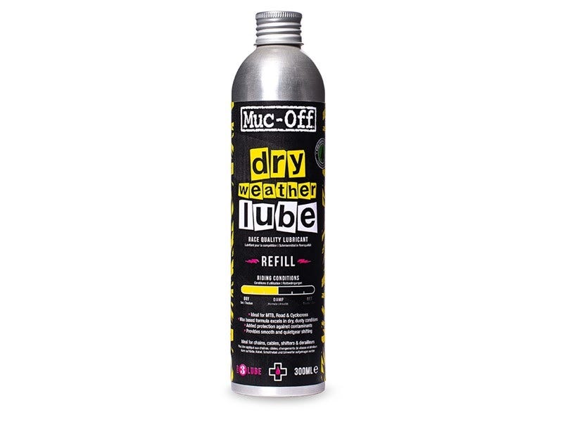 Muc-Off fietsonderhoud dry lube 300ml navulverpakking - 299015