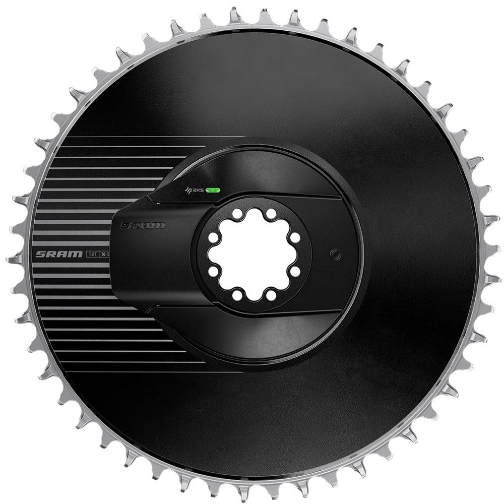 Sram red powermeter kit axs aero 44t direct mount e1 black silver incl. blad - 299758