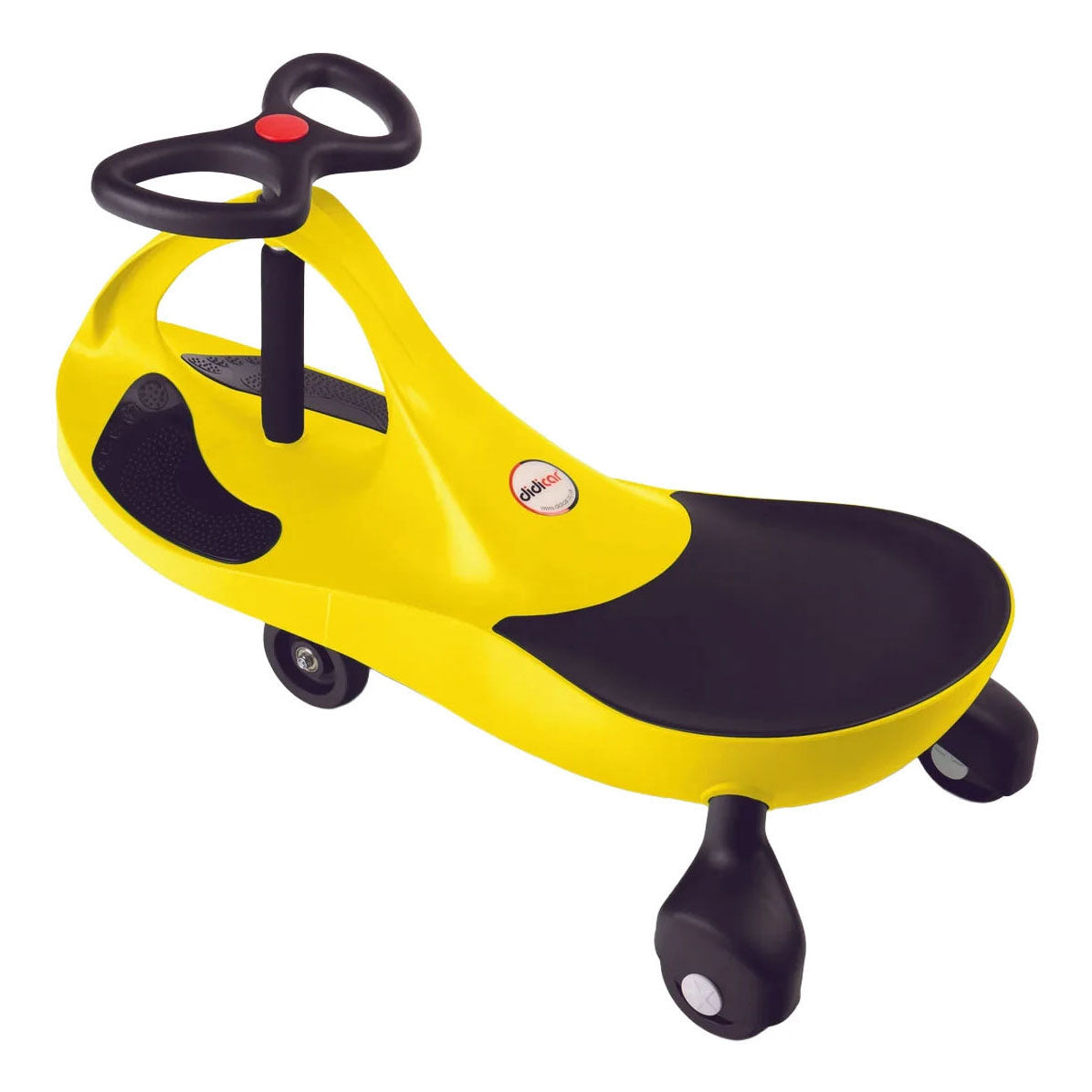 Bigjigs loopauto didicar - geel