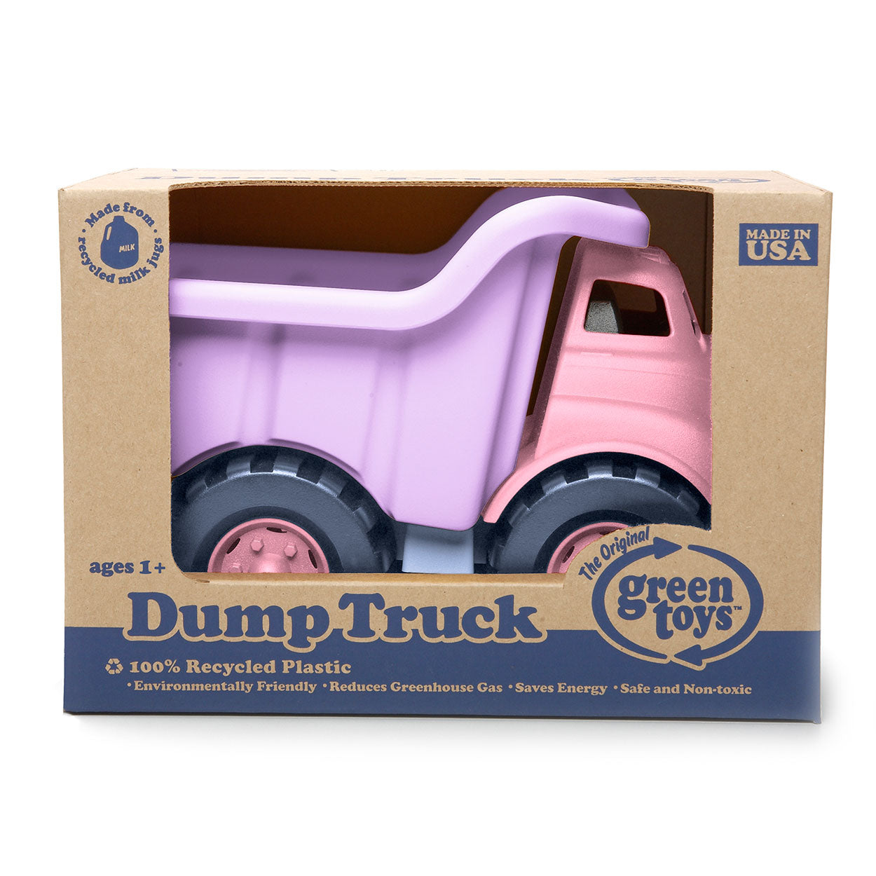 Green Toys kiepauto roze