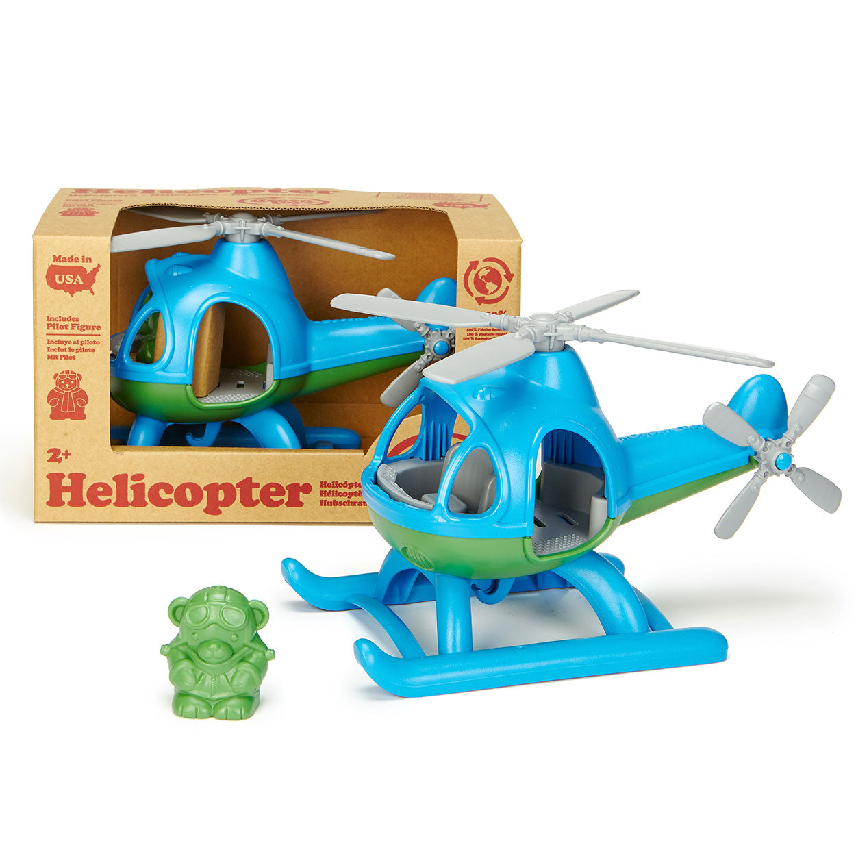 Bigjigs Green toys helikopter