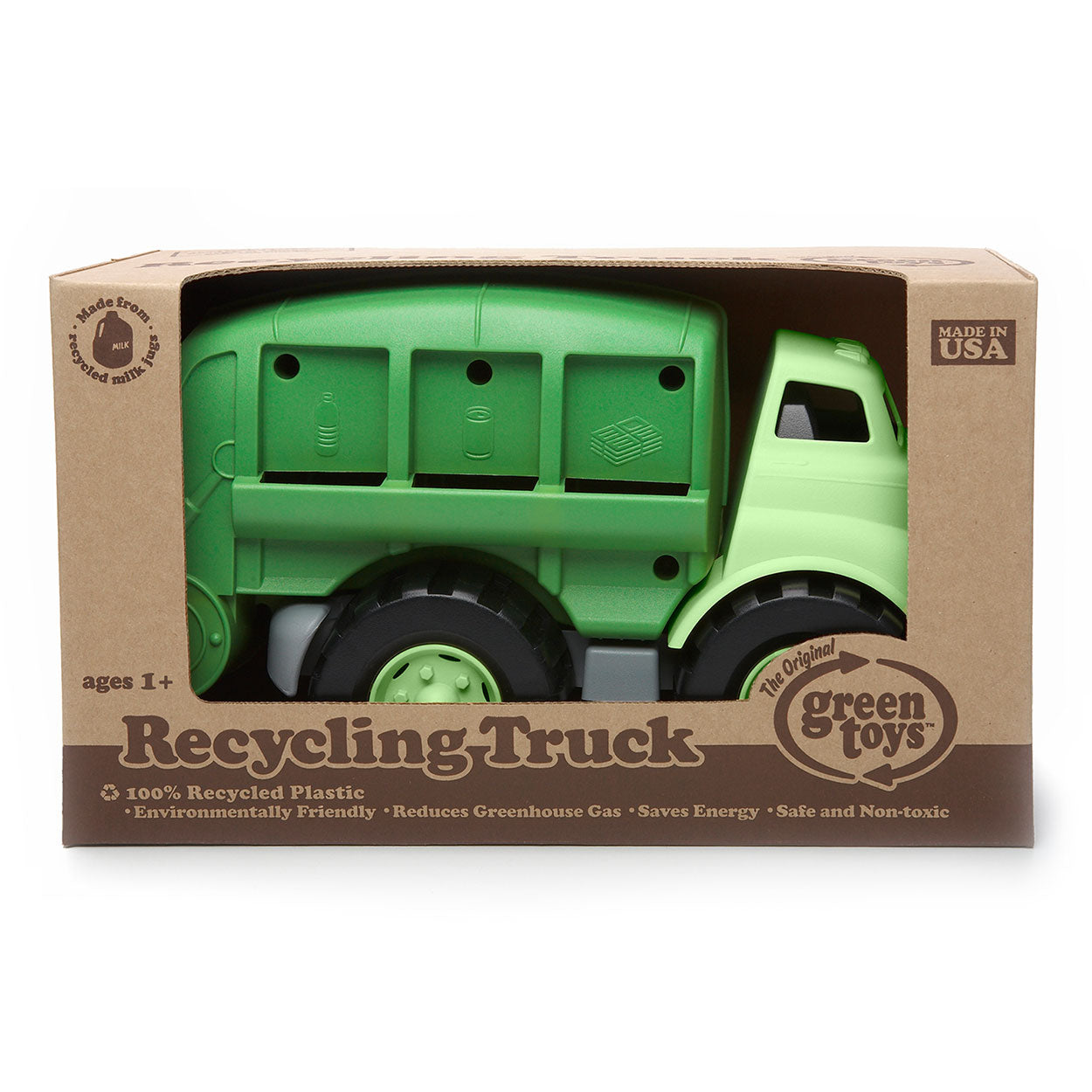 Green Toys vuilniswagen