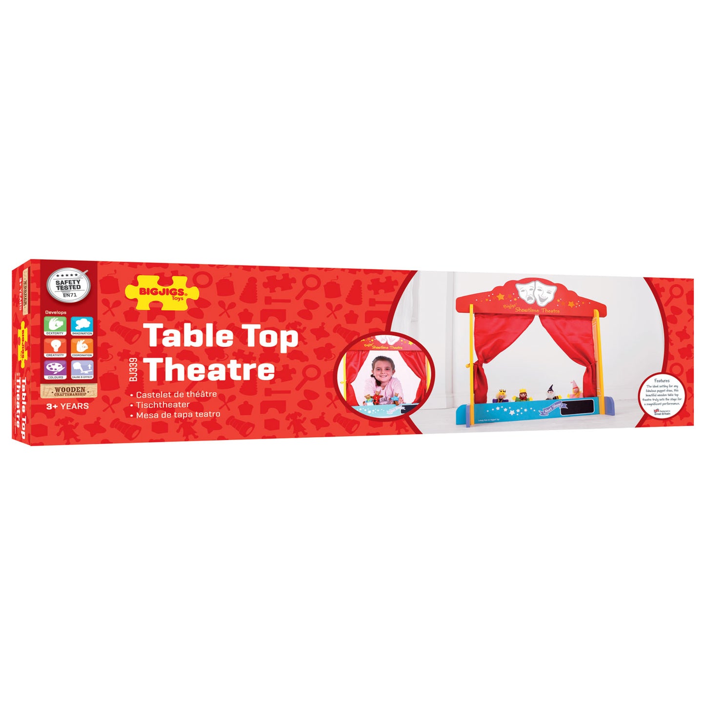 BIGJIGS Poppenkast - tafelmodel