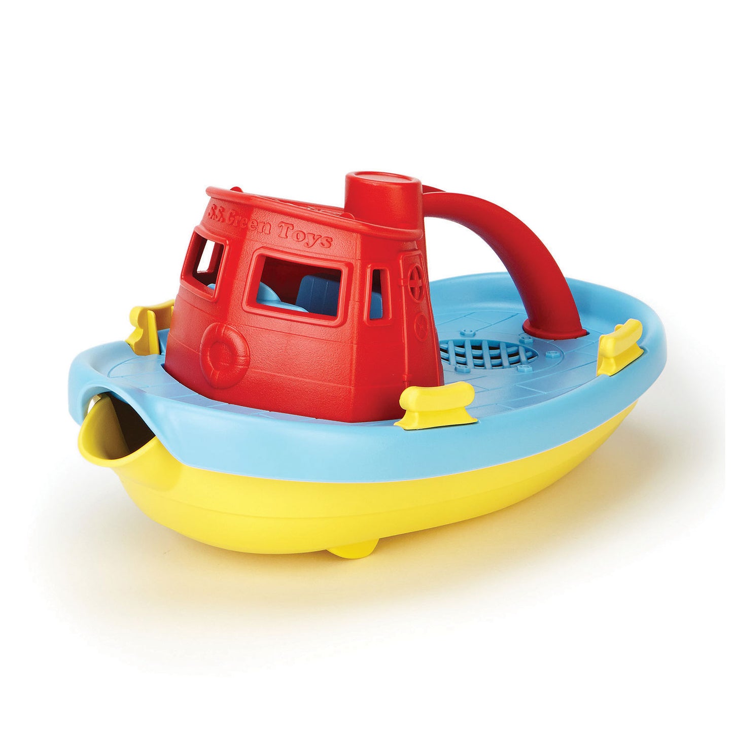 Green Toys sleepboot - rood blauw