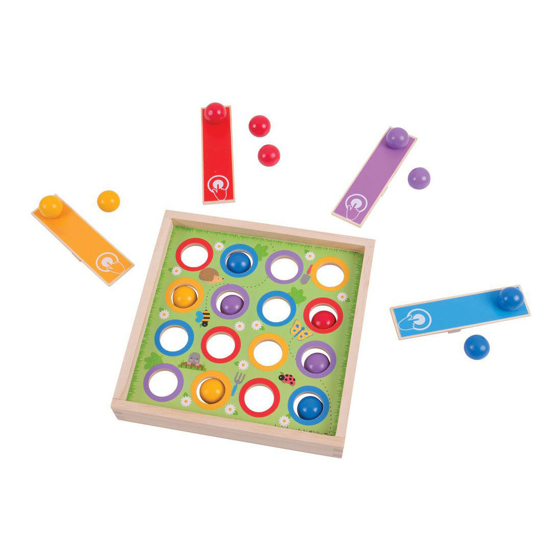 BIGJIGS toys plant pot shot (richt, schiet en scoor)