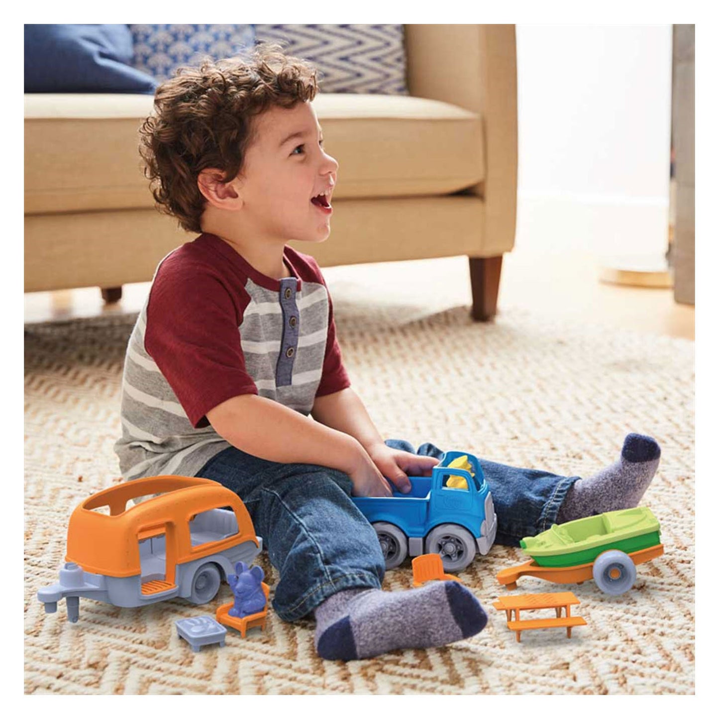 Green Toys camper set