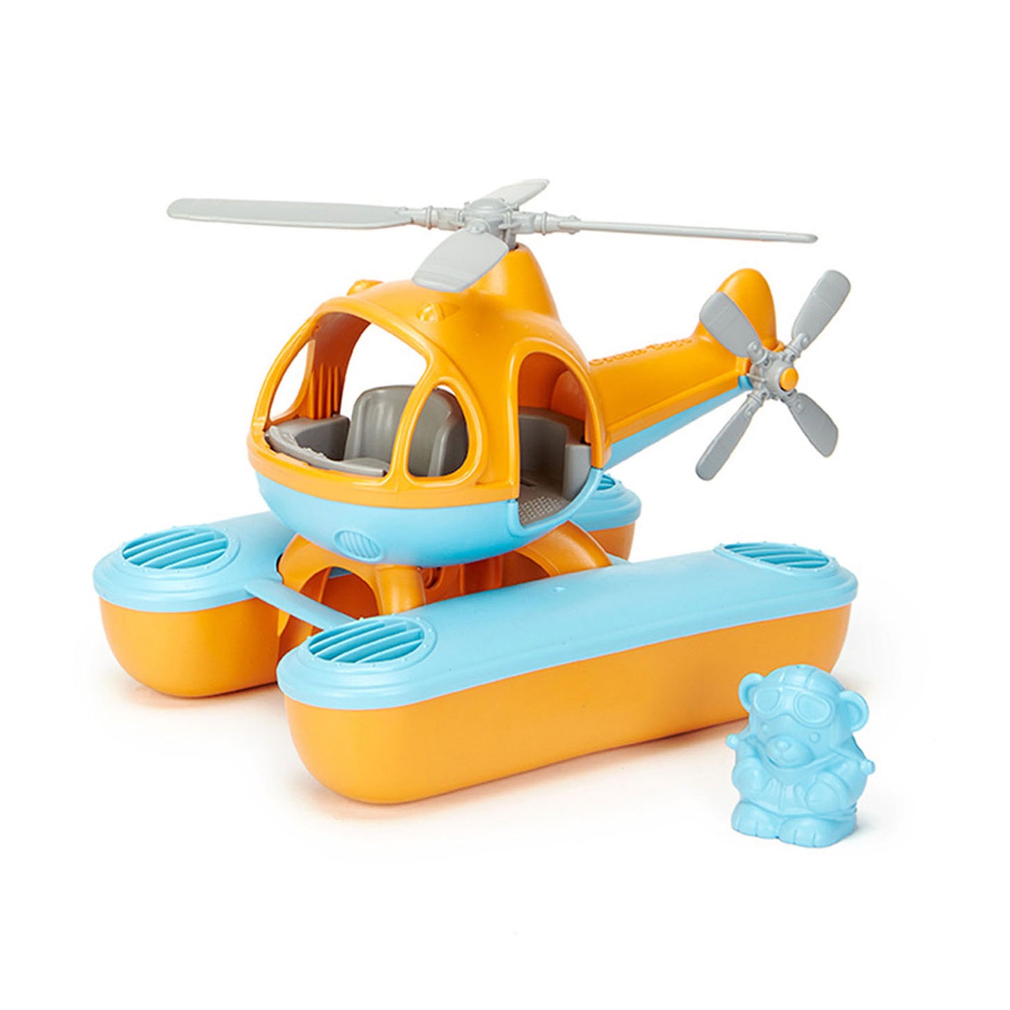 Green Toys zee helikopter oranje