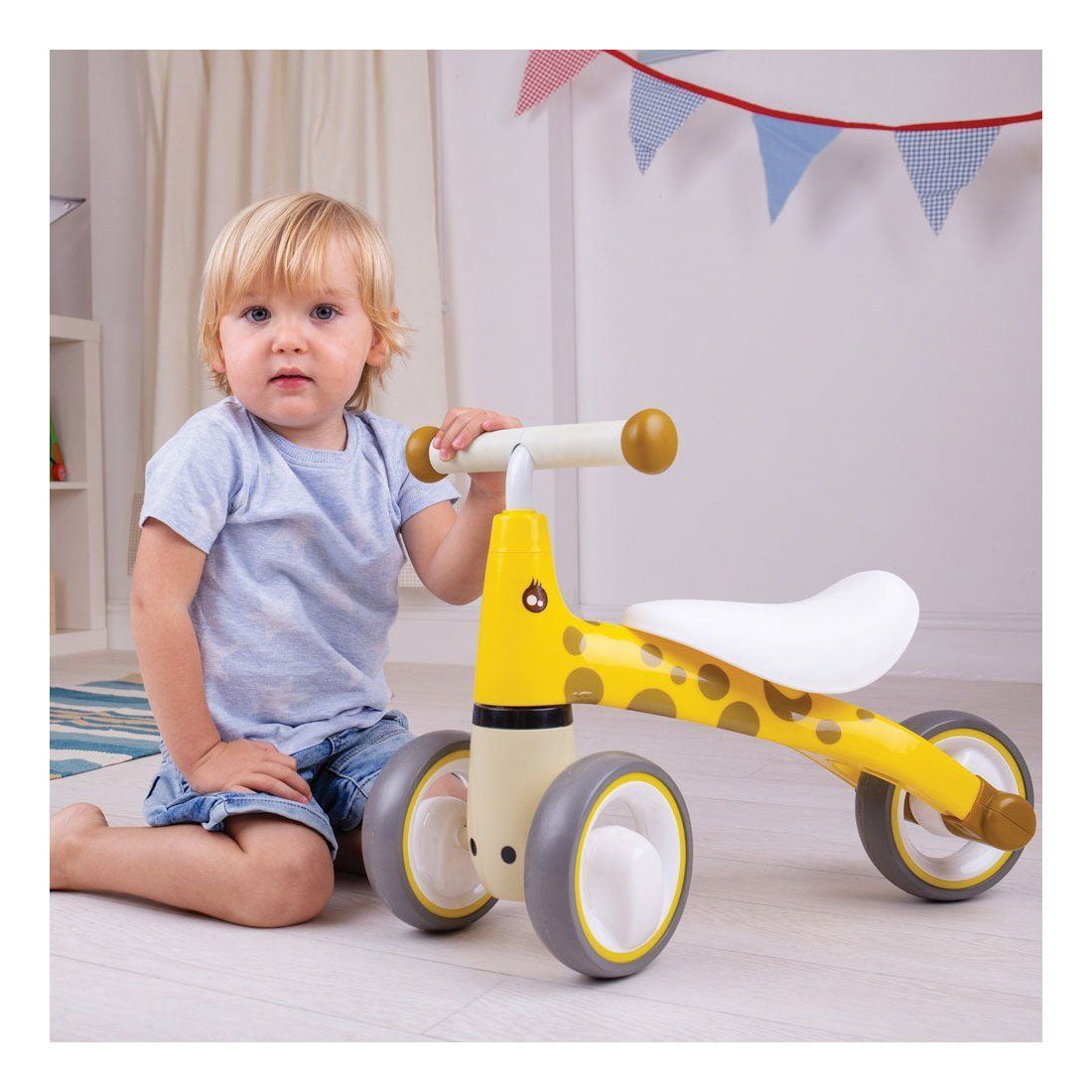 Bigjigs Diditrike loopfiets giraffe