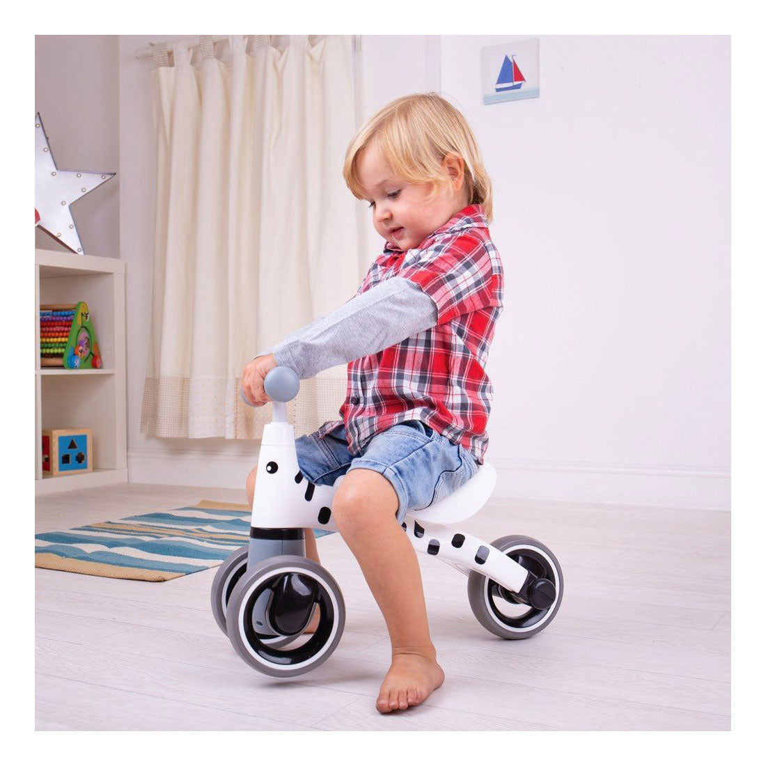 Bigjigs Diditrike loopfiets zebra