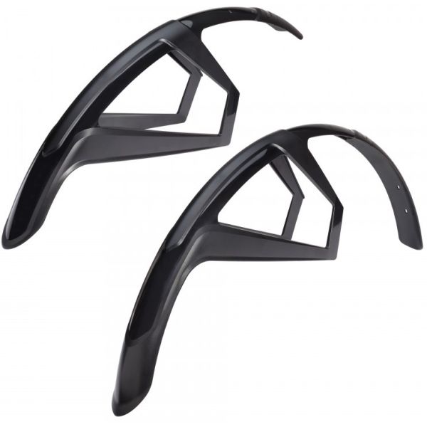 Polisport Spatbordset 28 g-mud 50mm - zwart