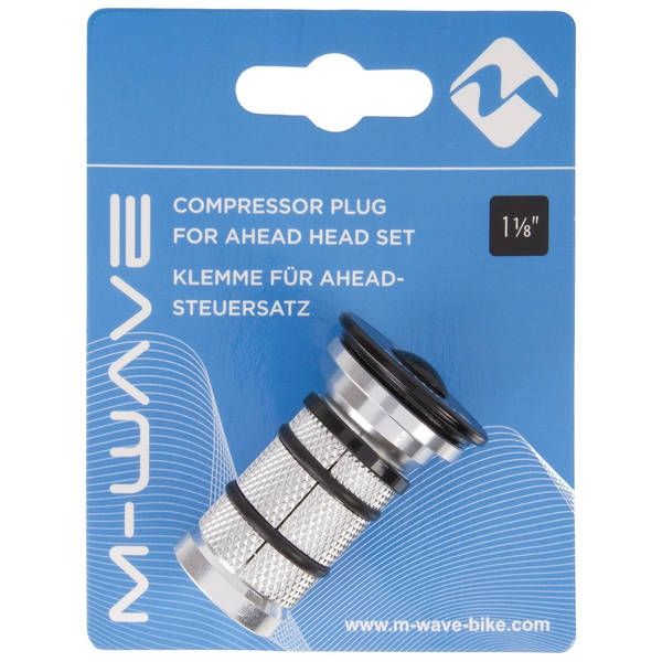 M-Wave Balhoofdplugklauw 1-1 8 carbon voorvork - zwart
