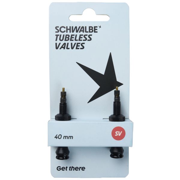 SCHWALBE Ventiel sc tubeless 40mm sv zw set a 2