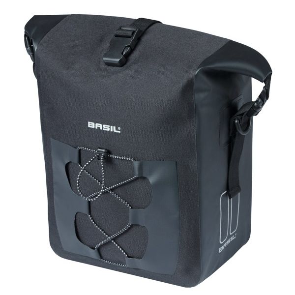 BASIL Tas navigator m enkel zwart | mik hooks | 15l