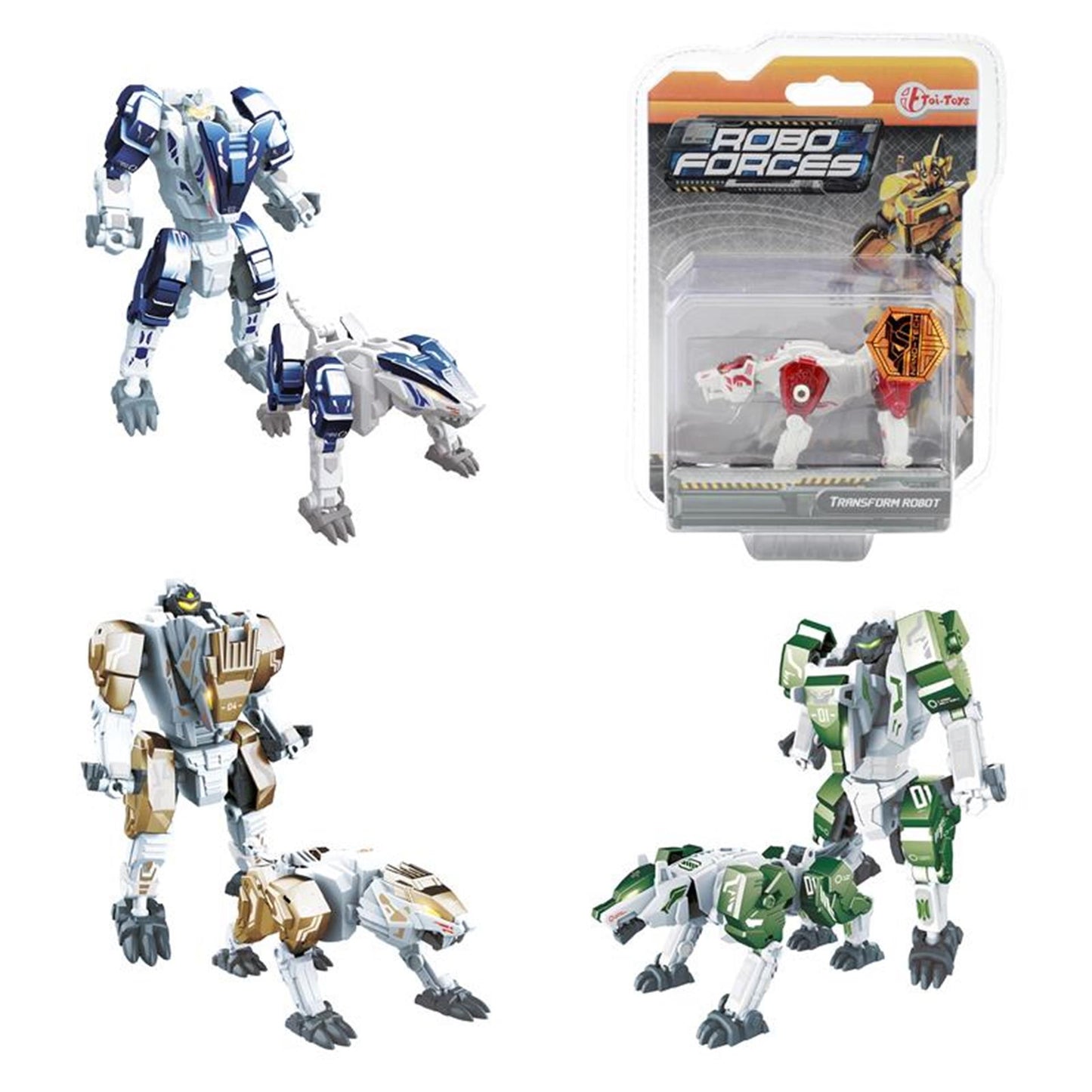 Toi-Toys Toi toys kleine veranderrobot dier