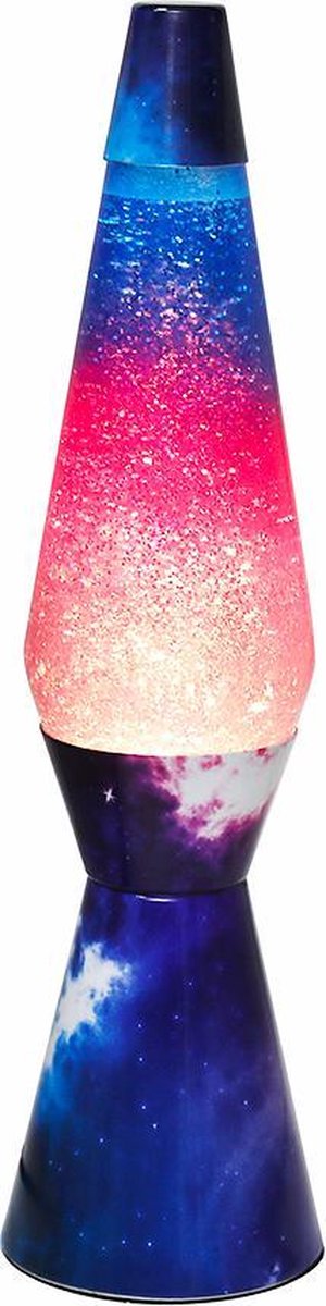 I-Total glitterlamp conisch voet | galaxy
