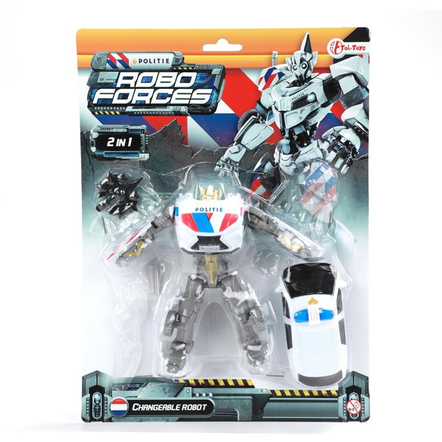 Toi-Toys Toi toys veranderrobot politieauto