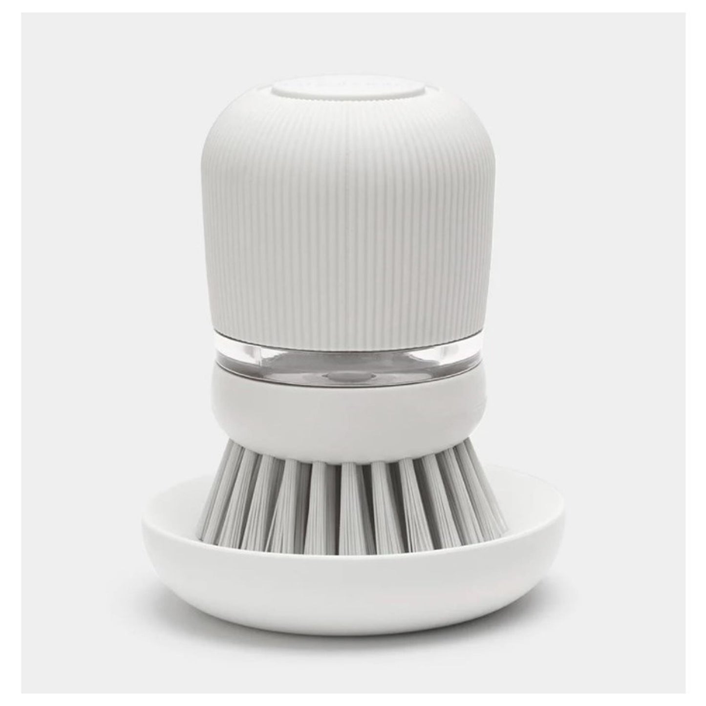 Brabantia afwasborstel + reservoir grijs