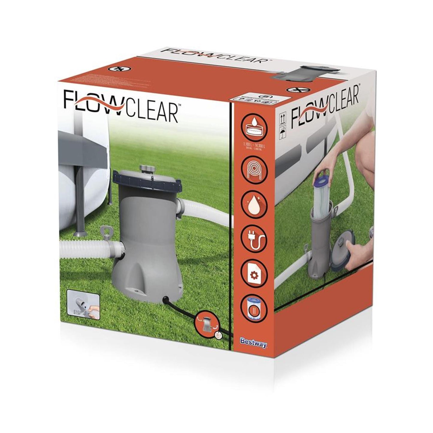 Bestway filterpomp 2006ltr (type ii)